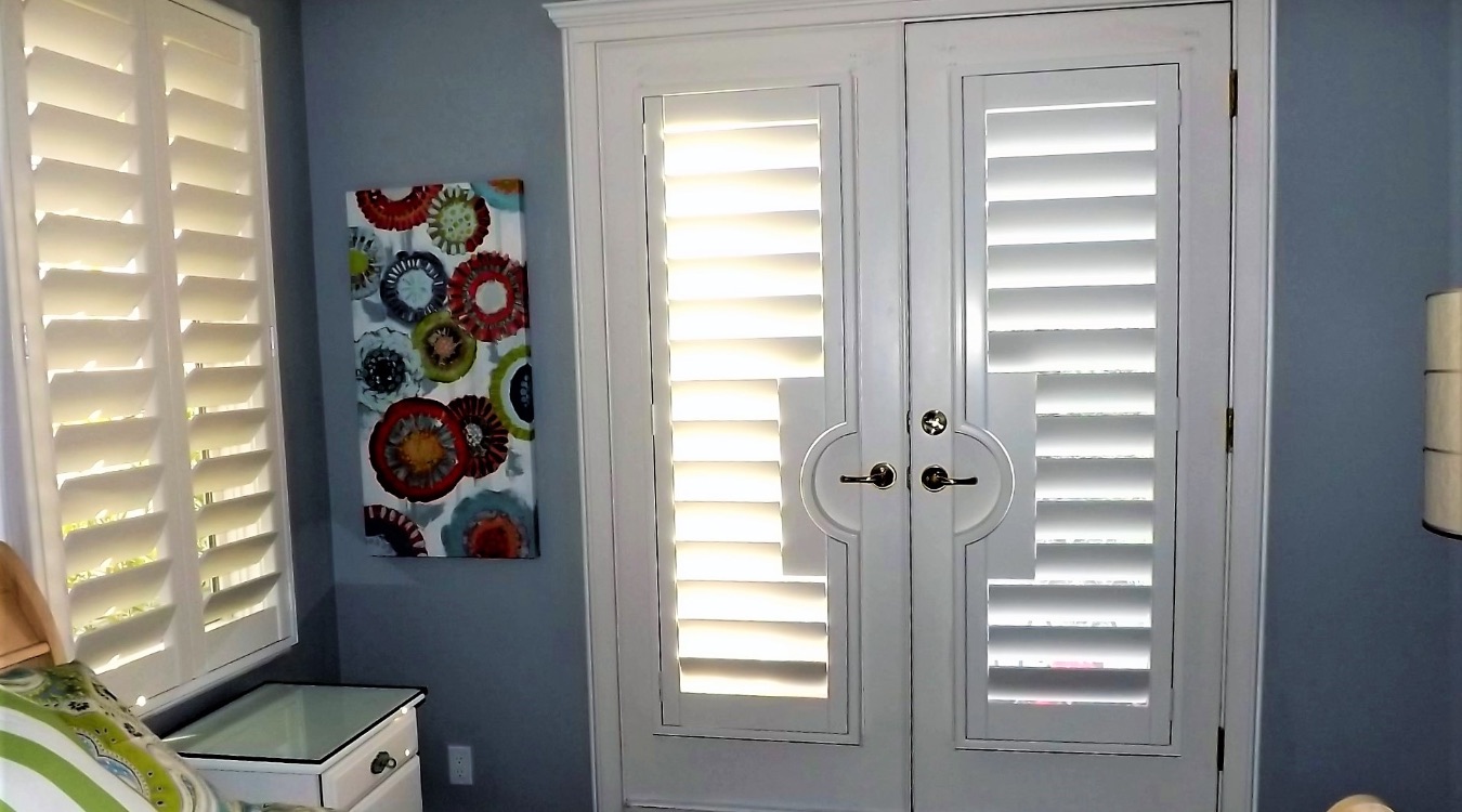 Custom Shutters for Patio Sliding Glass Doors, French Doors